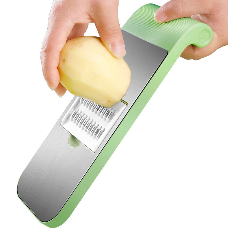 Handheld vegetable chopper kitchen tool for slicing and shredding vegetables