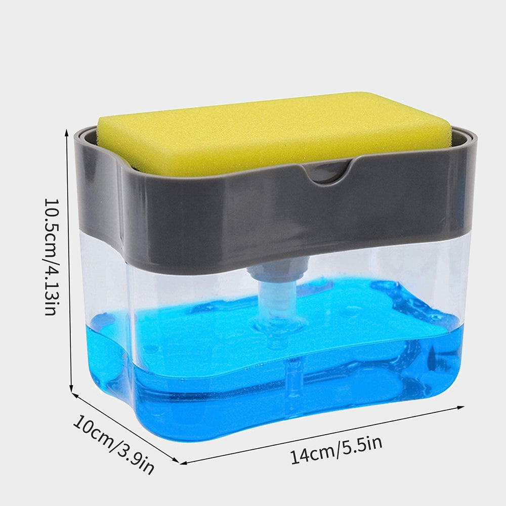 2-in-1 Dish Soap Dispenser Glowence