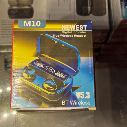 Branded M10 Wireless Bluetooth Earbuds | Stereo Airdots Earphones | Premium Quality