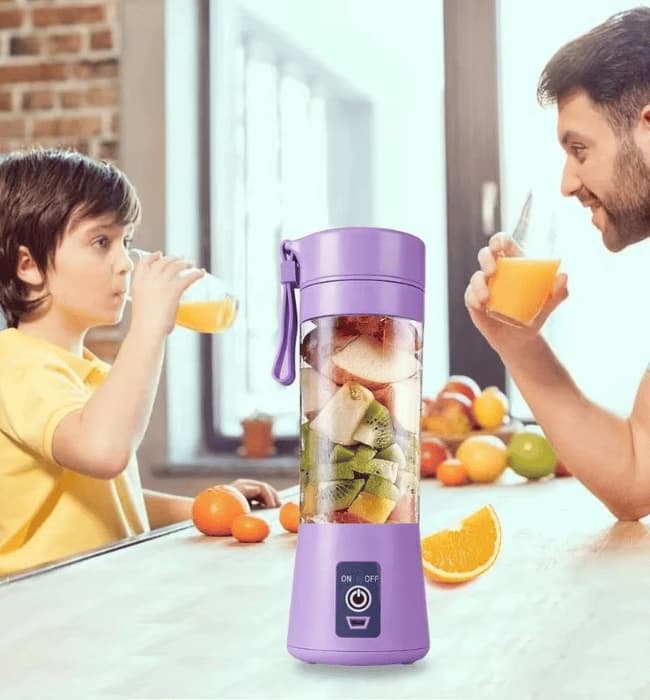 6 blade fruit juicer machine for quick and smooth blending.