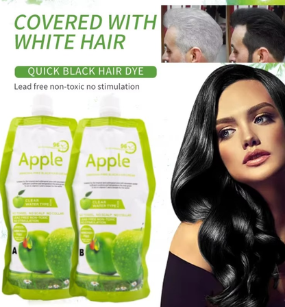 Apple Hair Color Cream Natural Black Ammonia Free Hair Color