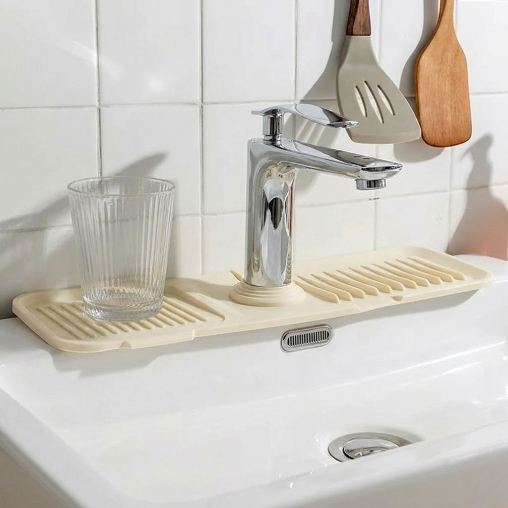 Silicone Sink Splash Guard Faucet & Counter Mat