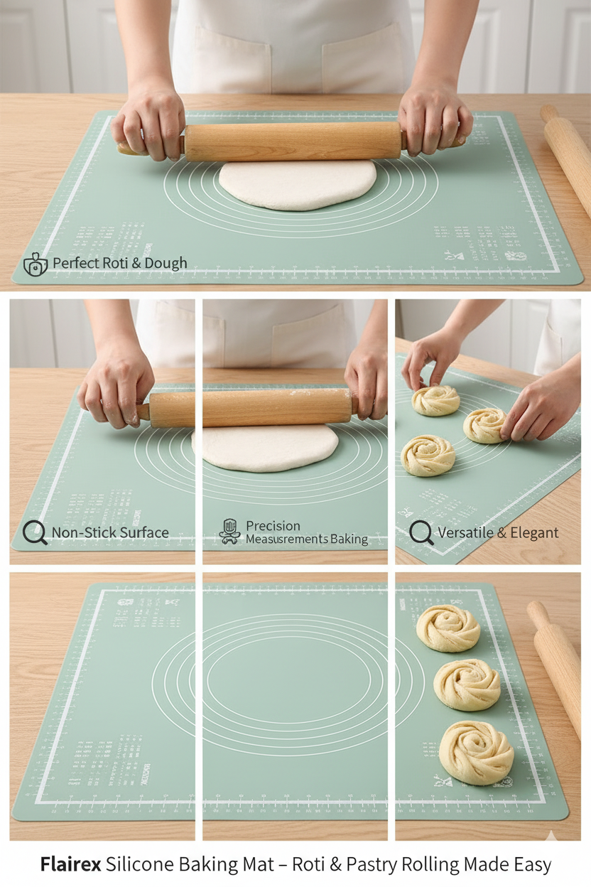 Flairex Silicone Baking Mat – Extra Large & Non-Stick