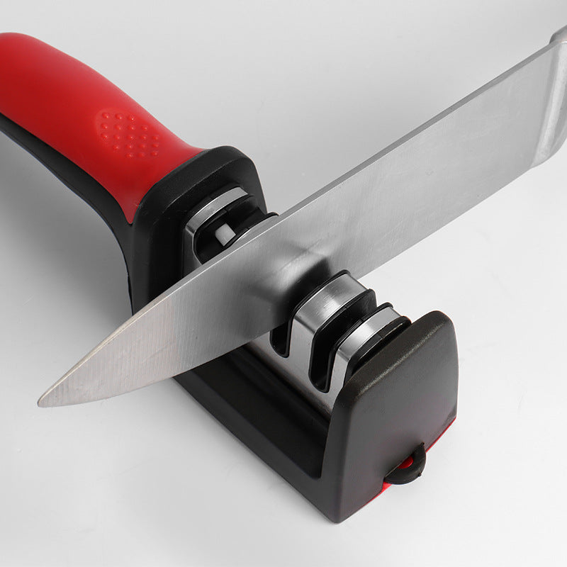 Professional Handheld Knife Sharpener 3/4 Stage Kitchen Tool Sharpener Glowence