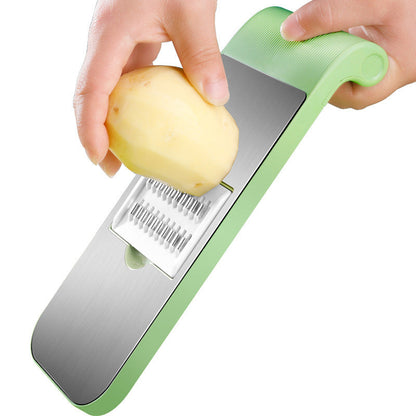Handheld vegetable chopper kitchen tool for slicing and shredding vegetables