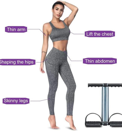 Double spring tummy trimmer for full body exercise and strength training.