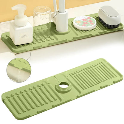 Silicone Sink Splash Guard Faucet & Counter Mat
