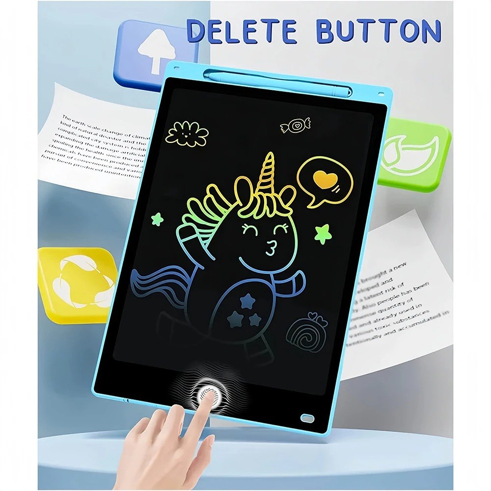 Lightweight writing tablet for school, travel, and home use.