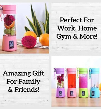 Rechargeable hand juicer blender for daily kitchen and travel use.