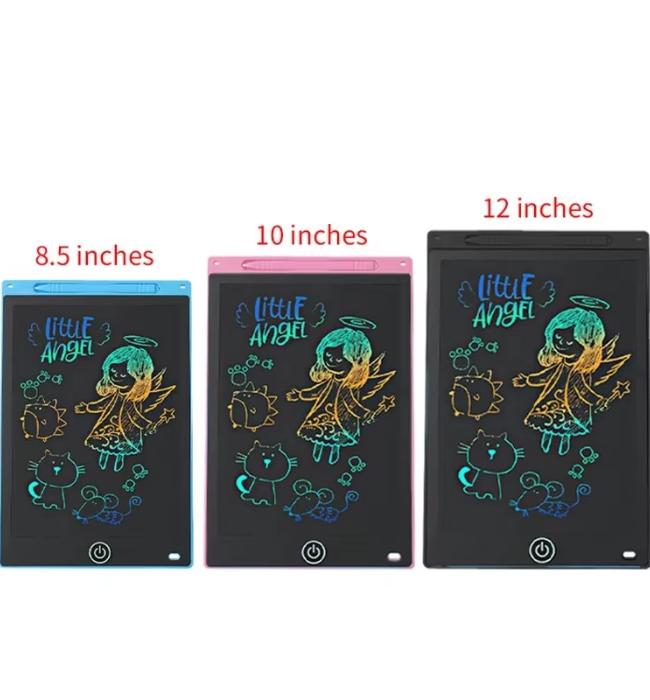 Eco-friendly LCD tablet for paperless writing and drawing practice.