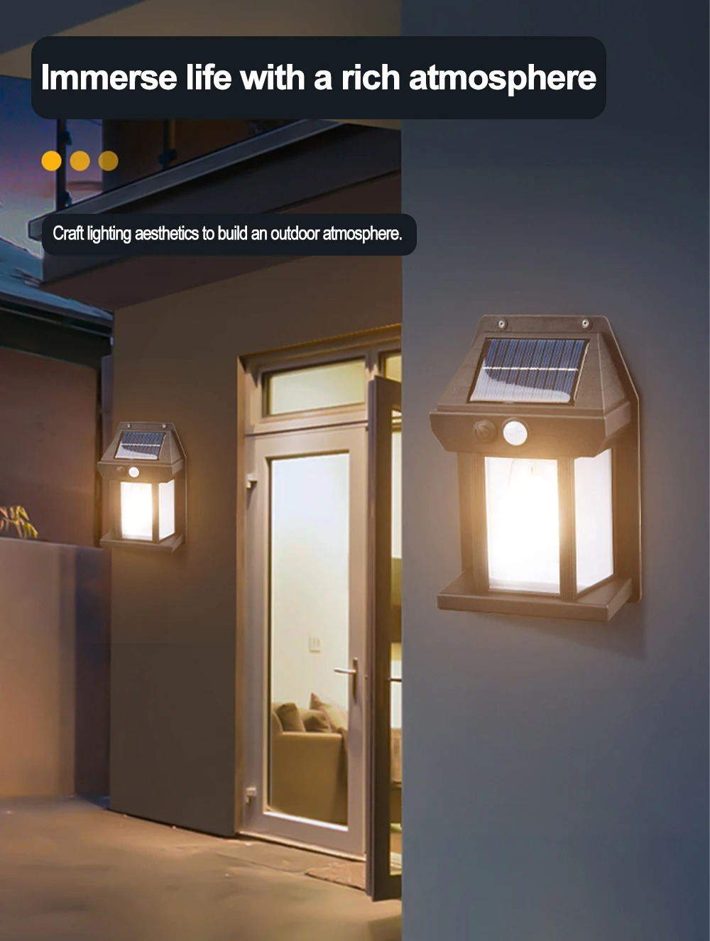 Solar Waterproof Light – Outdoor Tungsten Filament Lamp