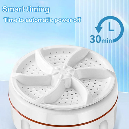 Portable Mini Washing Machine Turbine – Quick & Easy Laundry