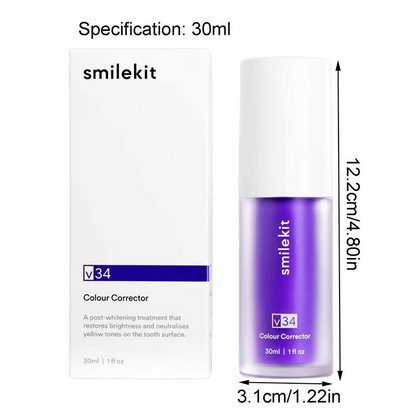 HISMILE V34 Purple Teeth Whitening Toothpaste | Smoke Stain Removal