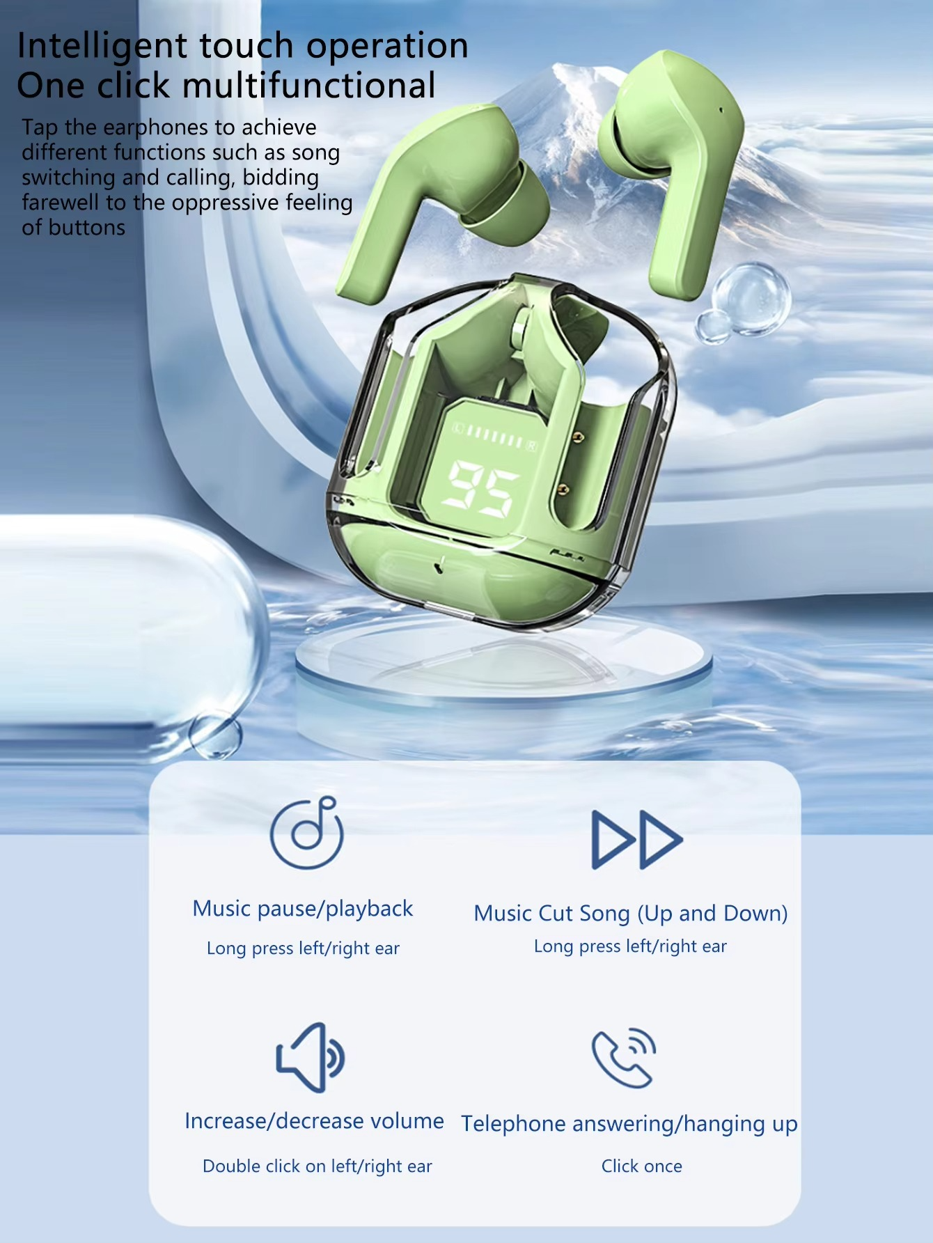 Air 31 Wireless Bluetooth Earbuds – Fast Charge, Long Standby & Hands-Free Calling
