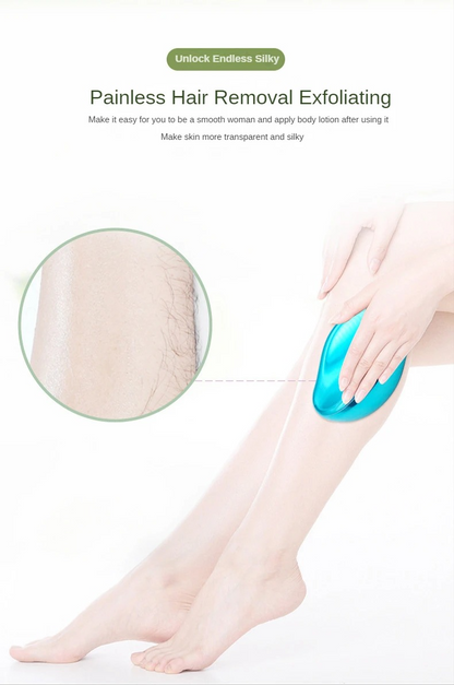 Crystal Smooth Hair Eraser – Painless Hair Removal & Exfoliation Tool