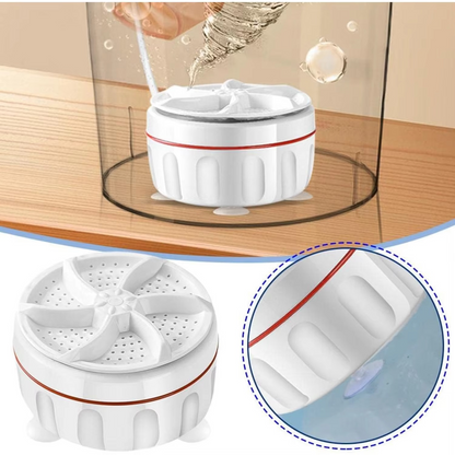 Portable Mini Washing Machine Turbine – Quick & Easy Laundry