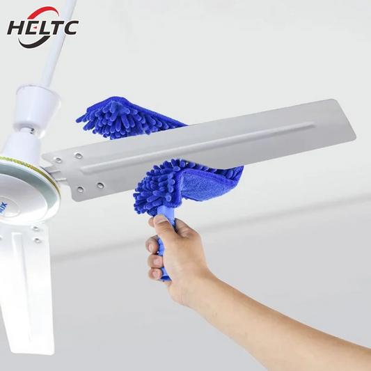 Flexible Microfiber Duster – Telescopic Handle for Fan Cleaning
