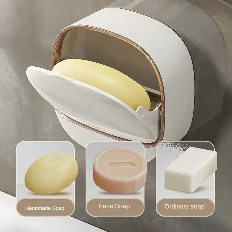 Wall Mount Soap Holder with Tray Glowence