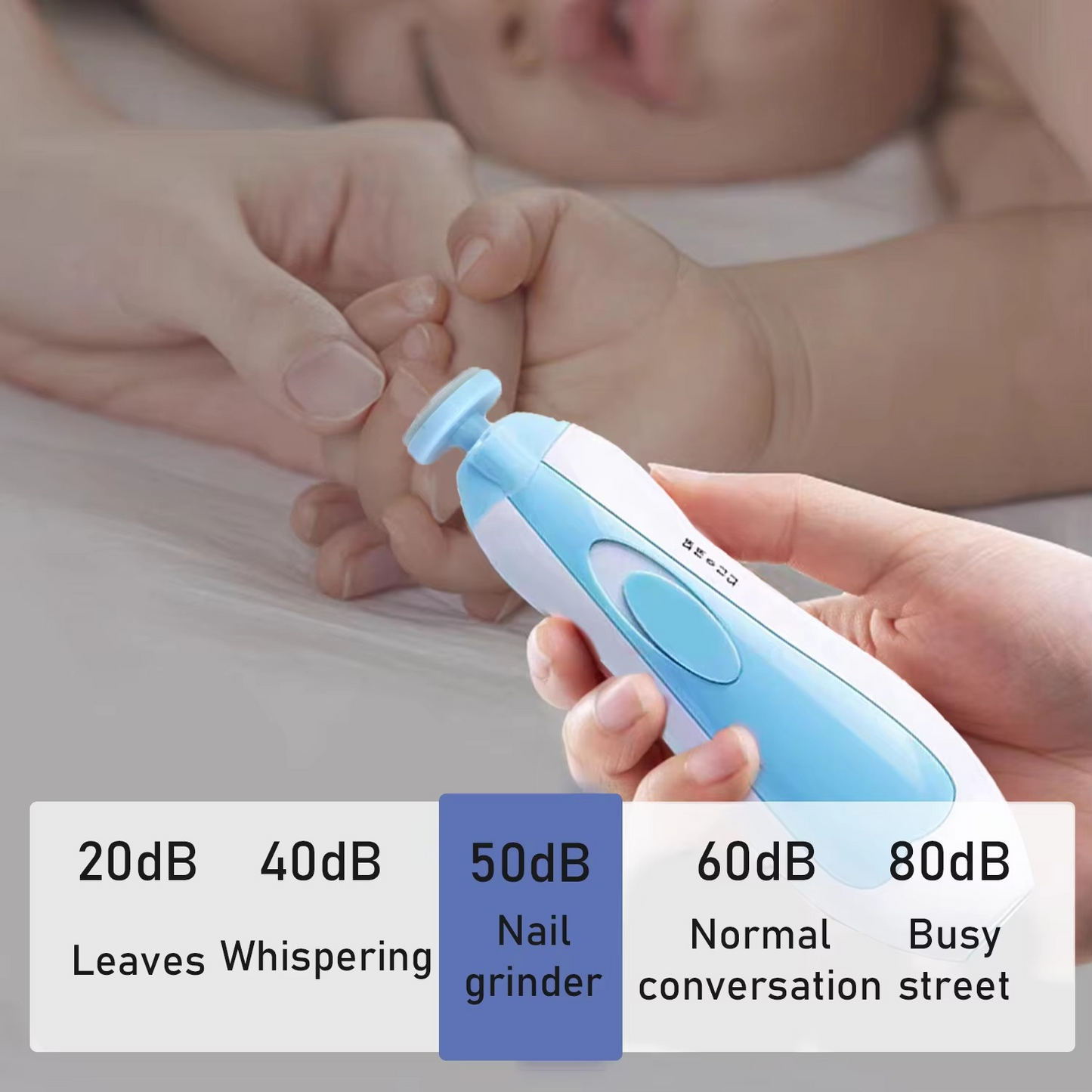 Electric Baby Nail Trimmer & File Kit _Easy to Use for Newborns .