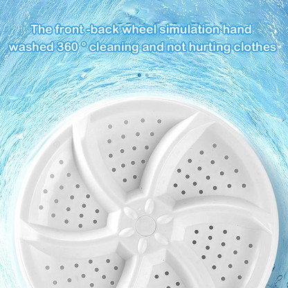 Portable Mini Washing Machine Turbine – Quick & Easy Laundry