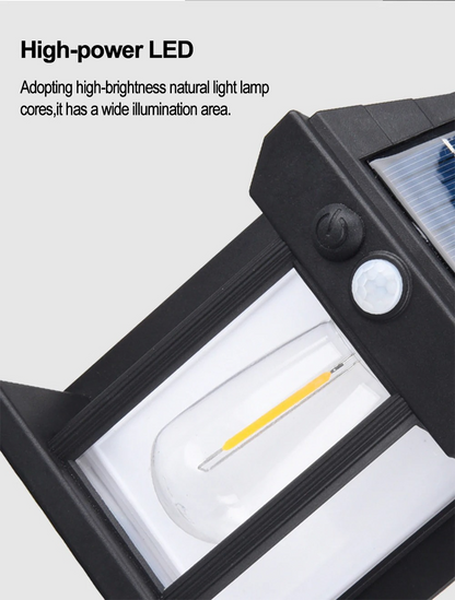Solar Waterproof Light – Outdoor Tungsten Filament Lamp