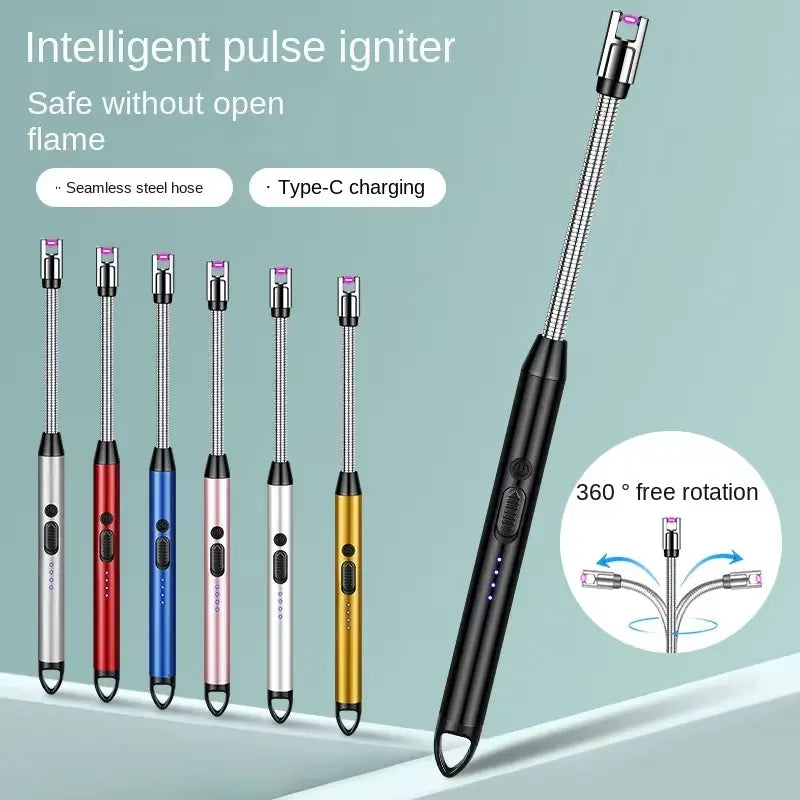 USB Rechargeable Kitchen Lighter | Windproof 360° Flexible Glowence