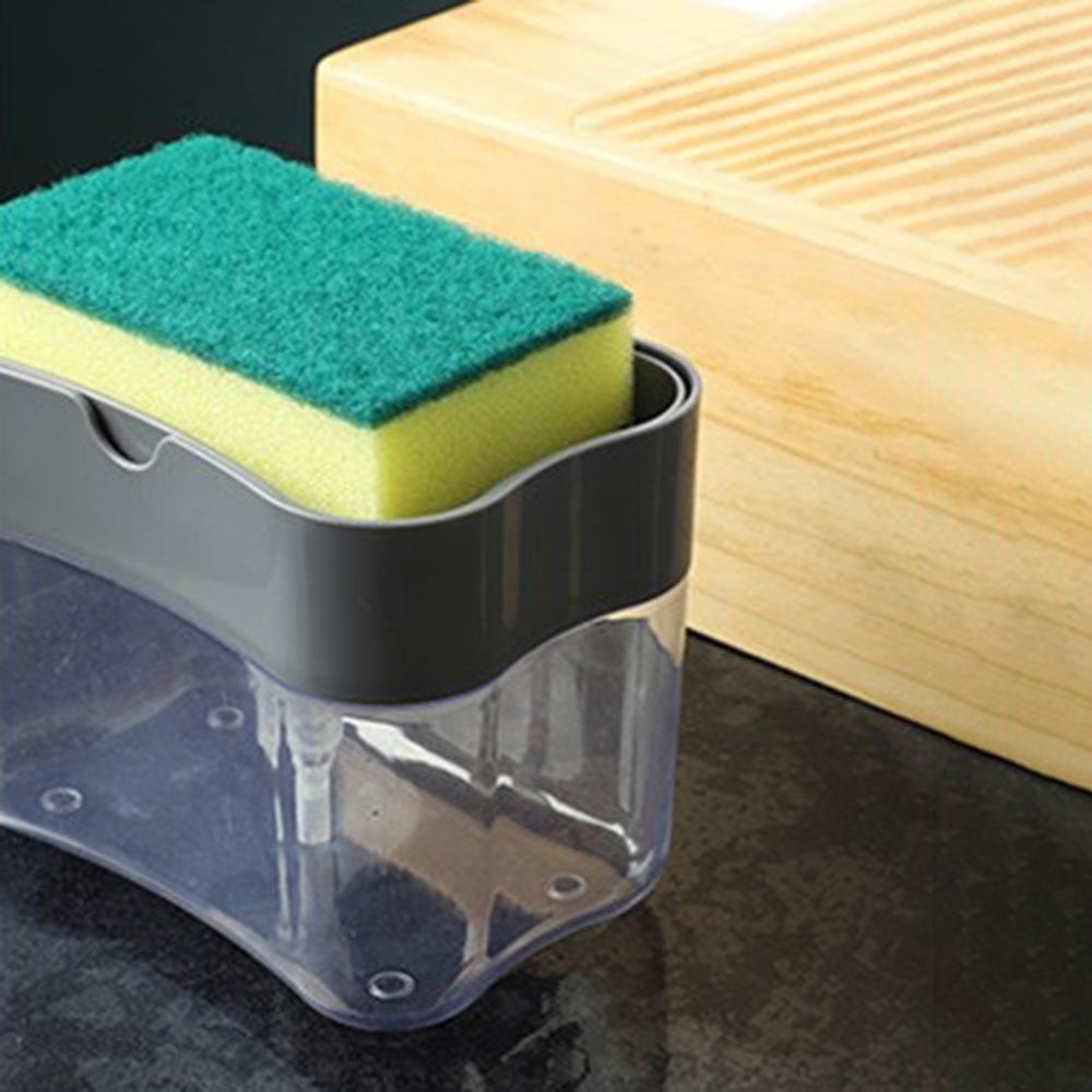 2-in-1 Dish Soap Dispenser Glowence
