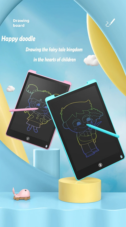 Smart LCD Writing Tablet - Multi-Color Screen | Ultra-Portable Digital Drawing Pad