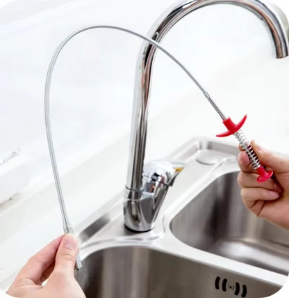 Drain Cleaner 160cm Flexible Pipe Clog Remover Tool