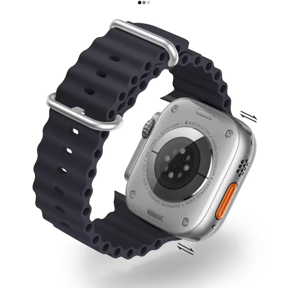 T10 Ultra Smartwatch 49mm – HD Display, Bluetooth Call & Wireless Charging Men