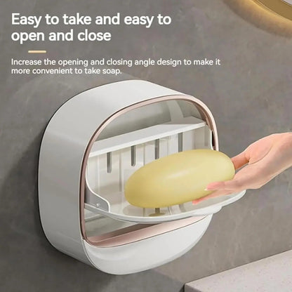 Wall Mount Soap Holder with Tray Glowence