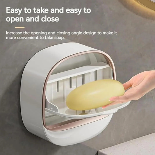 Wall Mount Soap Holder with Tray Glowence