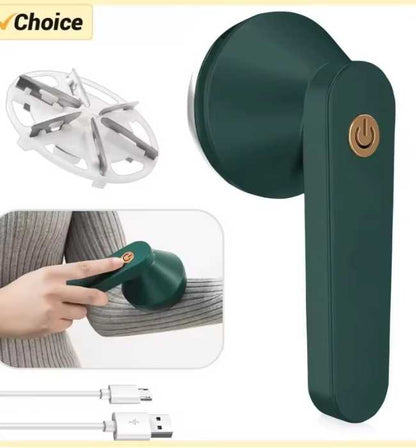 Electric fabric cleaner for removing lint and fuzz from wool sweaters safely.