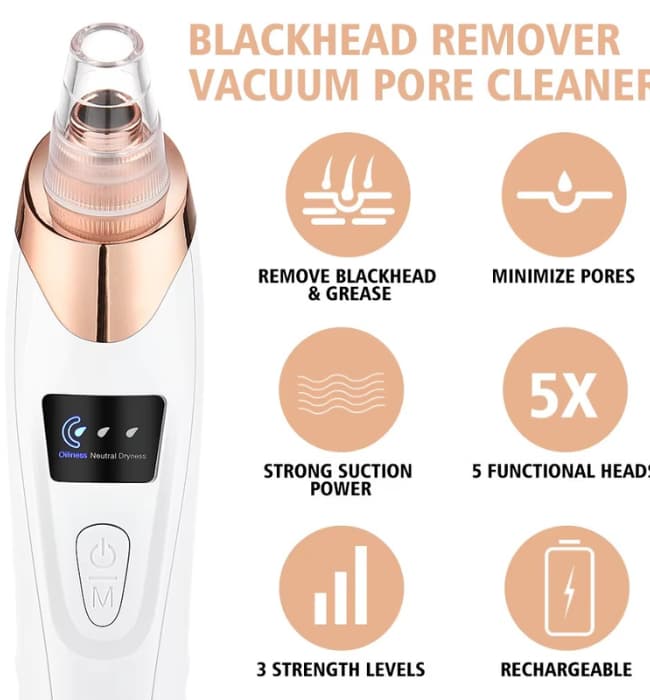 Derma Suction Blackhead Remover & Pore Vacuum Cleaner