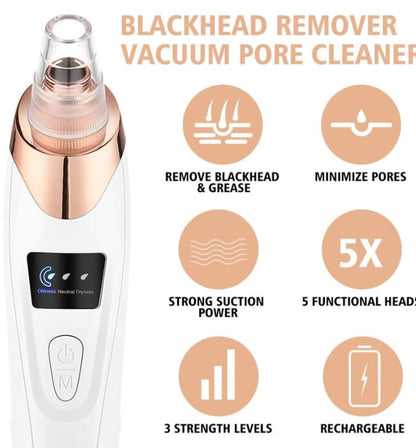 Derma Suction Blackhead Remover & Pore Vacuum Cleaner