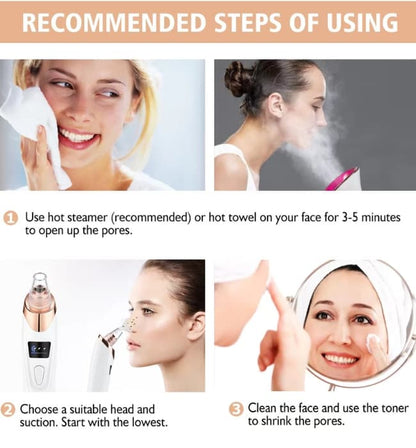 Derma Suction Blackhead Remover & Pore Vacuum Cleaner