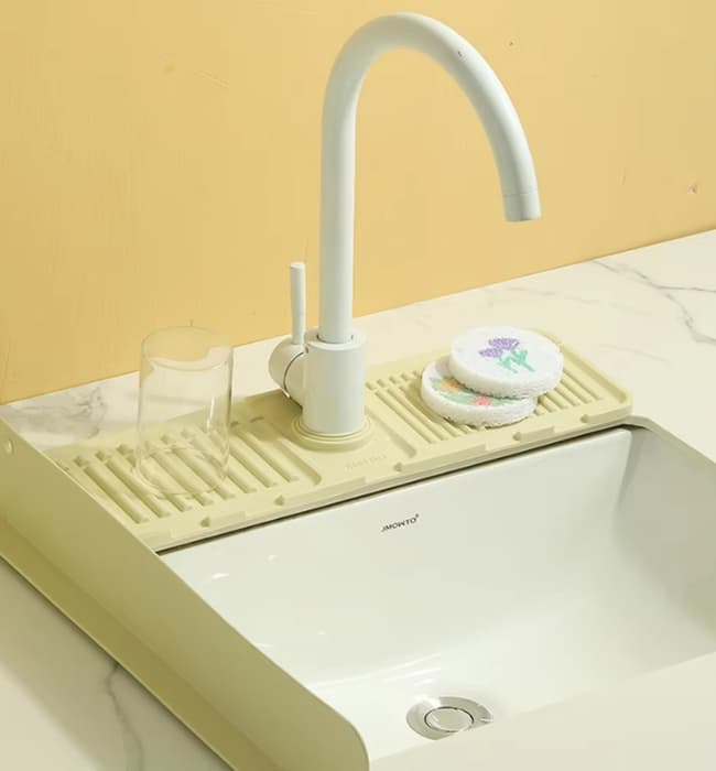 Silicone Sink Splash Guard Faucet & Counter Mat