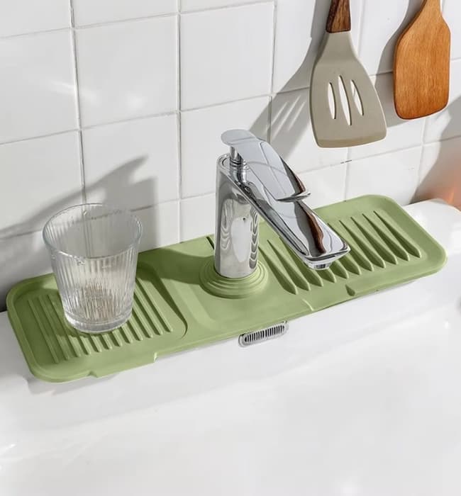 Silicone Sink Splash Guard Faucet & Counter Mat