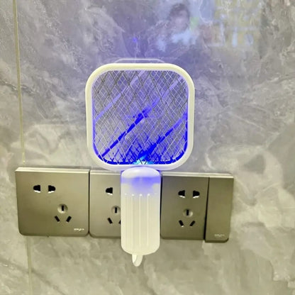 USB electric mosquito swatter for fast insect and bug control.
