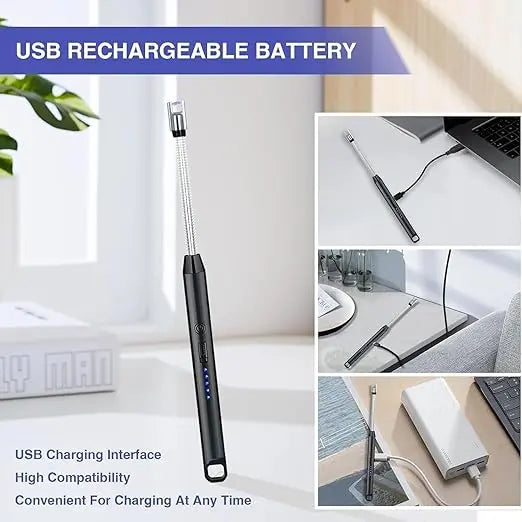 USB lighter for gas stove, candles and household tasks