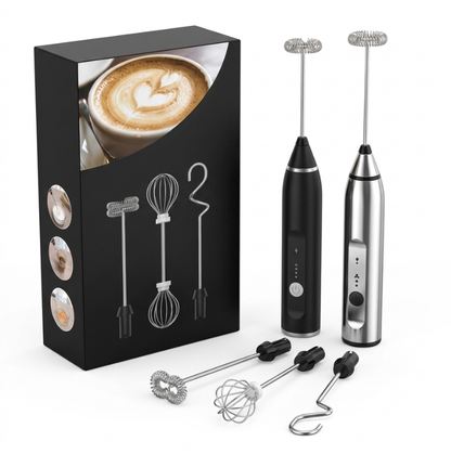 2 in 1 Electric Rapid Whisking Foam Maker & Blend Device Glowence
