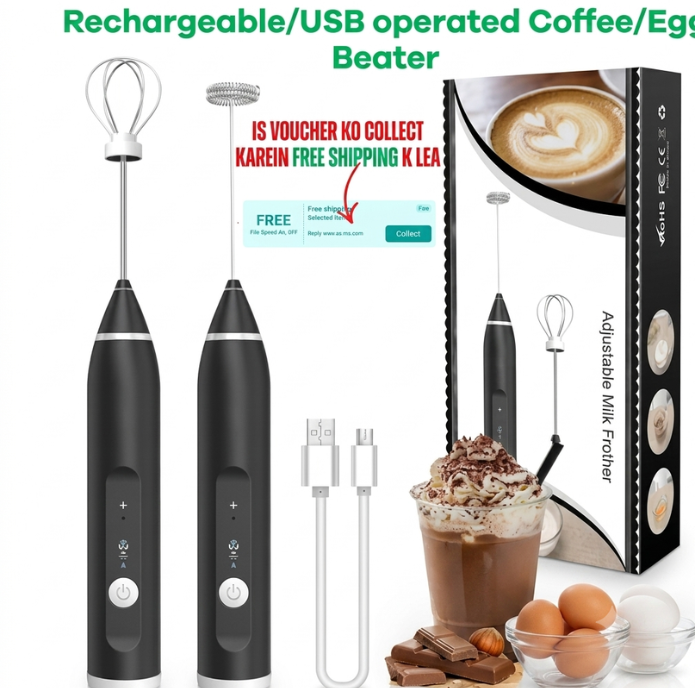 2 in 1 Electric Rapid Whisking Foam Maker & Blend Device Glowence