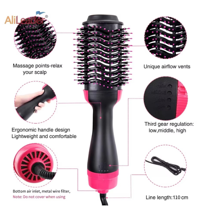 One Step Hair Dryer Brush Salon Styling