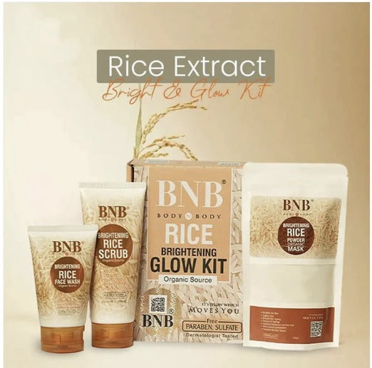 alt=BNB Rice Extract natural skincare ingredients close-up