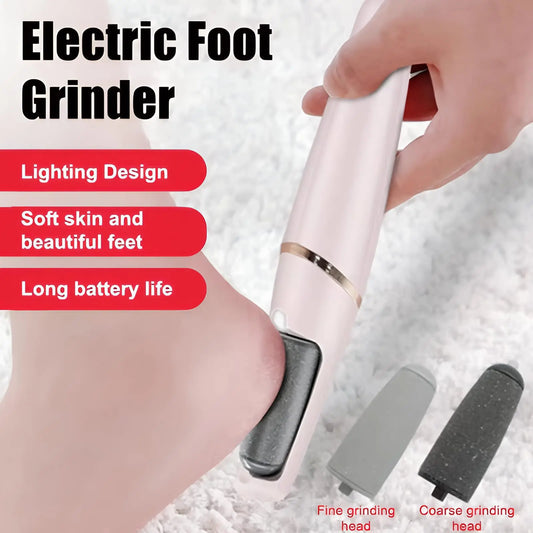 Electric Foot Sharpener | Pedicure Callus Remover & Dead Skin Cleaner Glowence