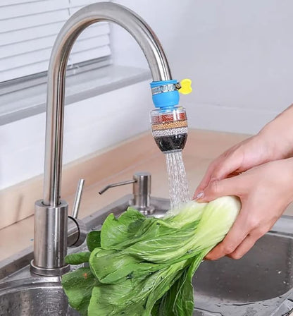 6 layer faucet water filter for daily kitchen cleaning and washing use.