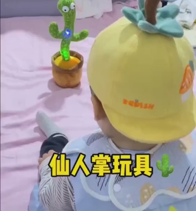 Dancing Cactus Toy video showing singing dancing and voice repeating features