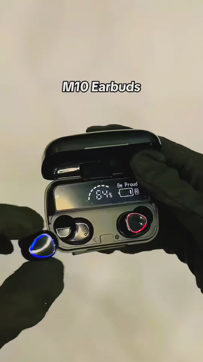 Branded M10 Wireless Bluetooth Earbuds | Stereo Airdots Earphones | Premium Quality