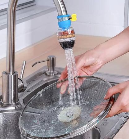 Anti splash faucet water purifier for clean and smooth water flow.
